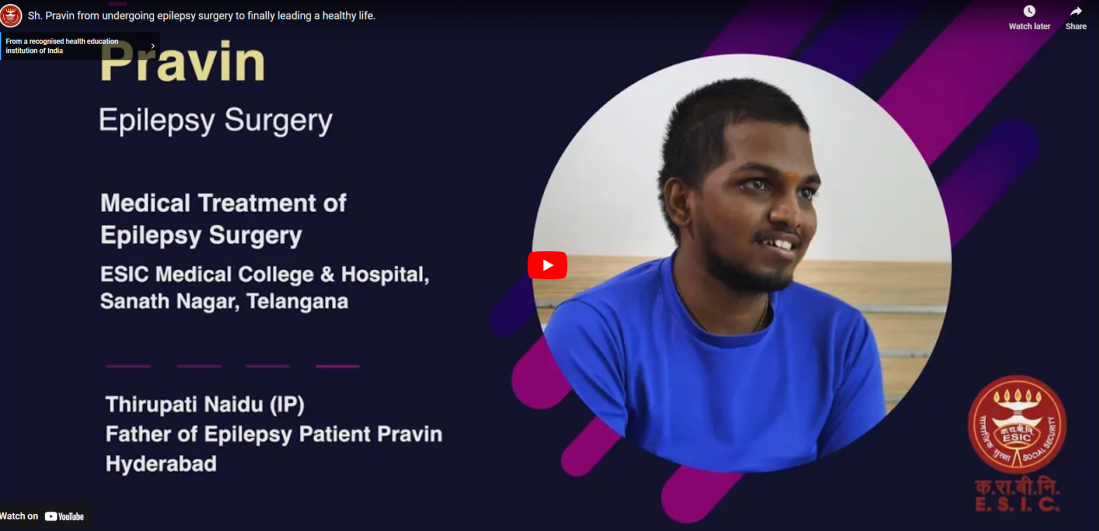 Sh. Pravin from undergoing epilepsy surgery to finally leading a healthy life.